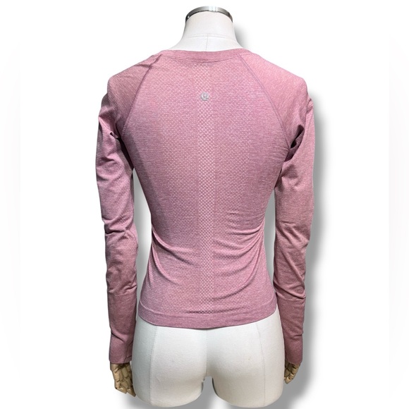 LULULEMON Pink Swiftly Tech Long Sleeve Shirt Size 2 - Picture 4 of 12